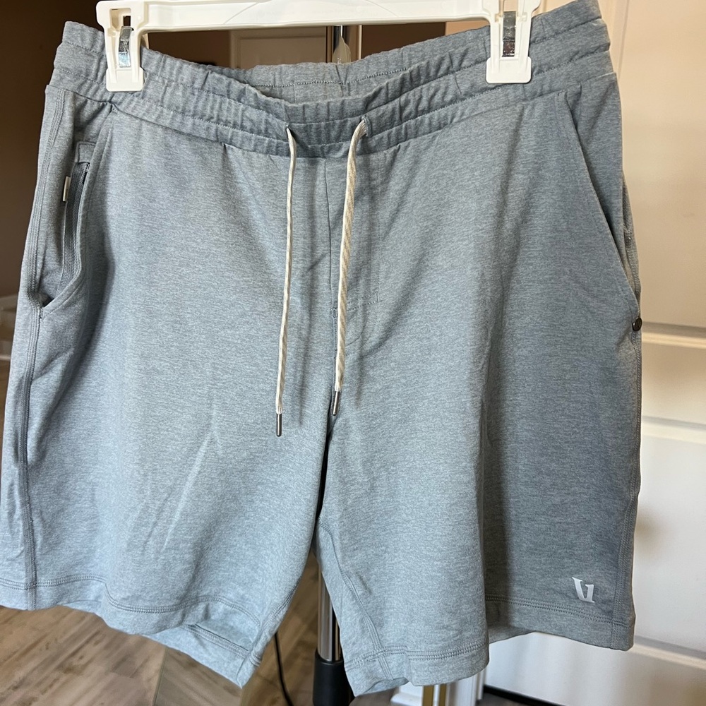 Vuori Men's Gray Athletic Shorts